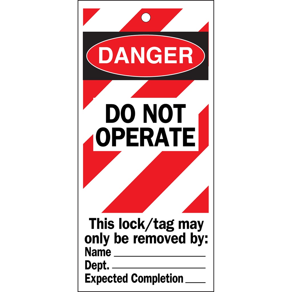 "DO NOT OPERATE" SIGN