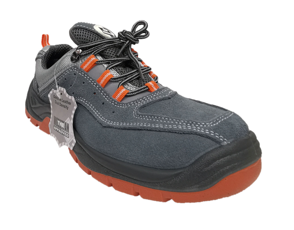 SAFETY SHOES LOW ANKLES GREY